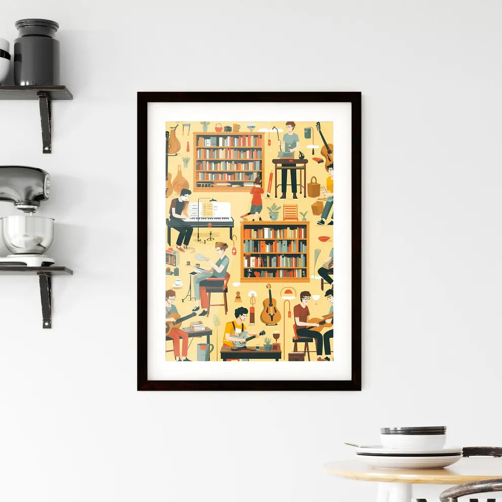 Travelling hobby poster Framed Print