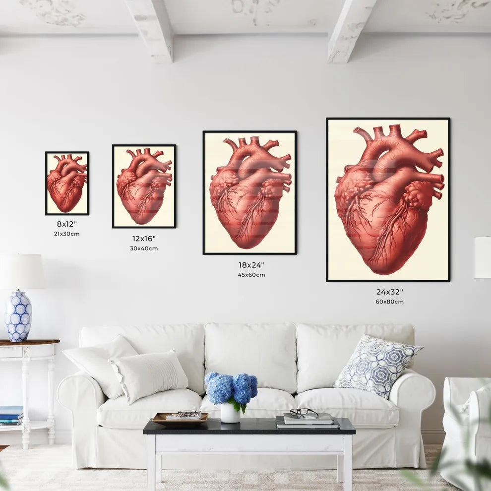 Heart hard adult rock illustration - Art pri - Kitchen Hangings