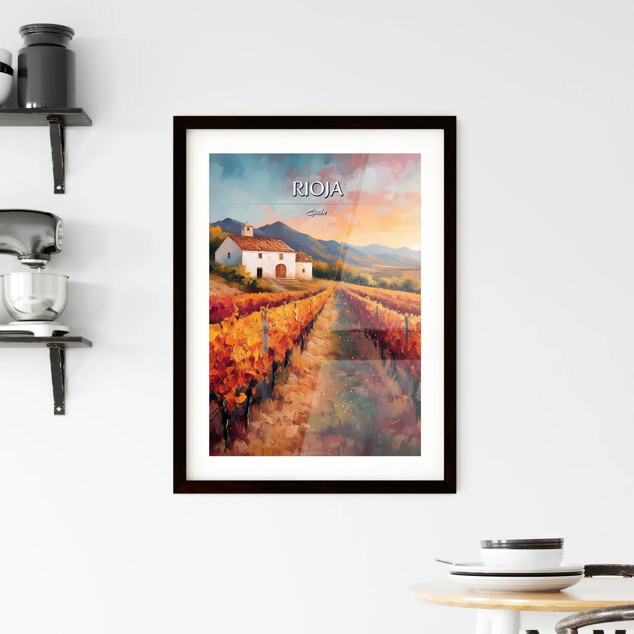 Rioja Framed Print