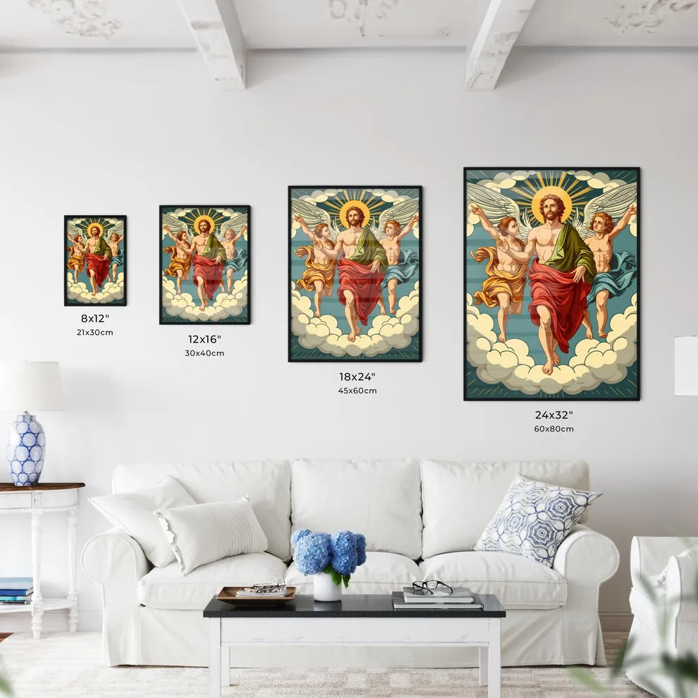 Group of the three archangels St - Art print - Kitchen Hangings