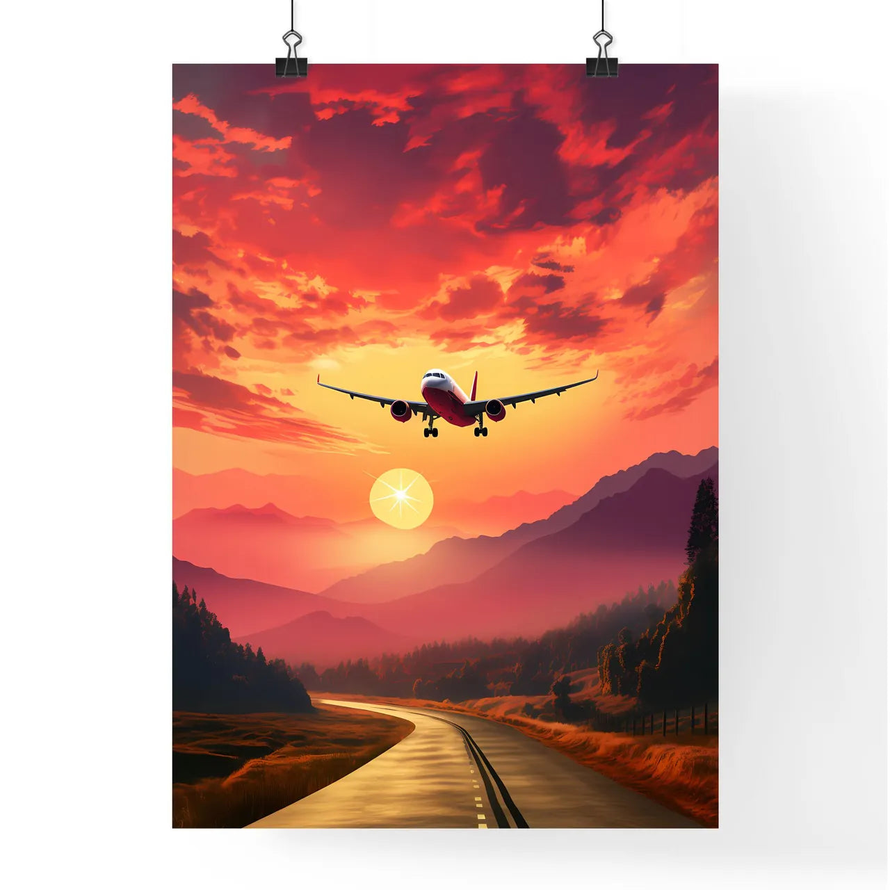 Travelling hobby poster Poster