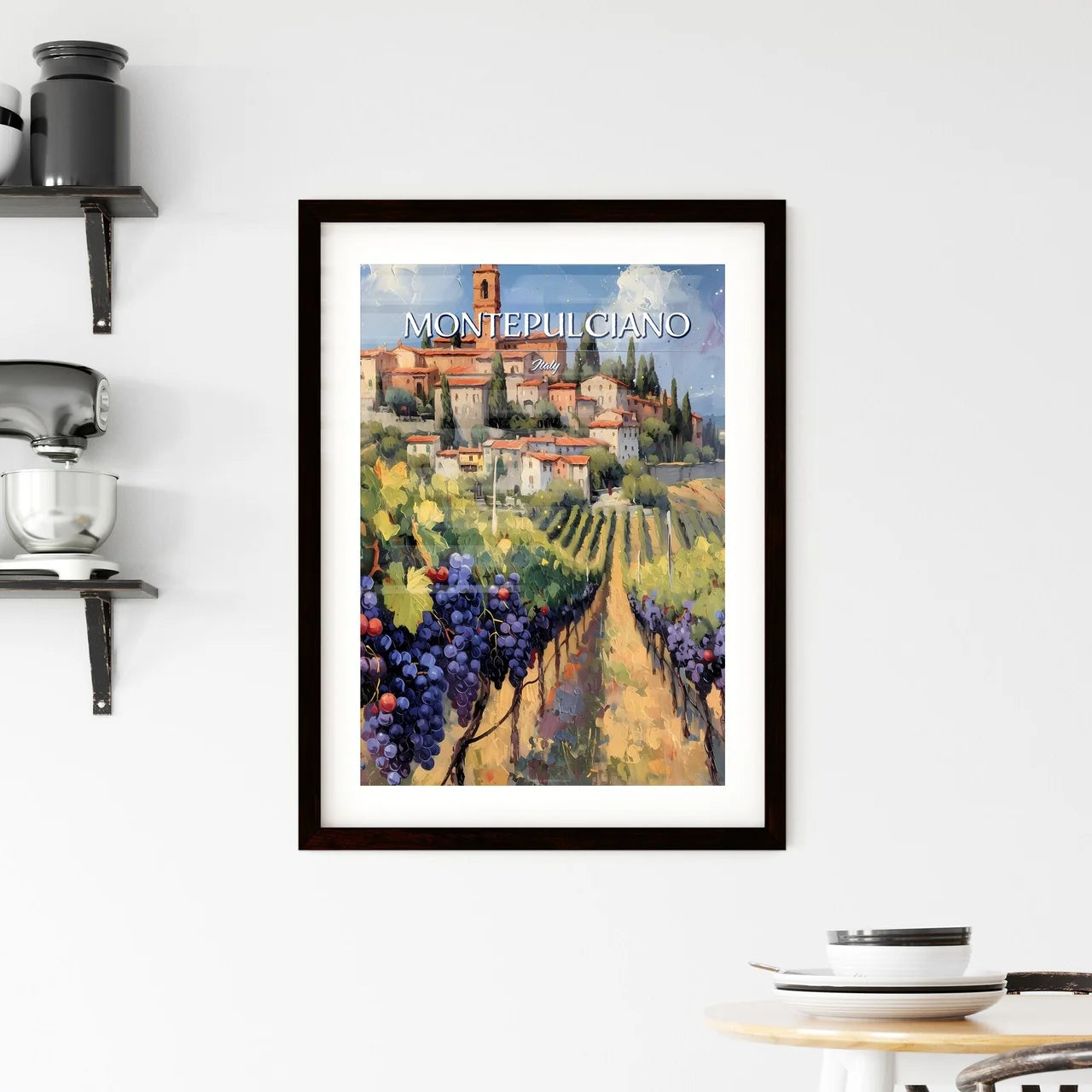 Montepulciano Framed Print