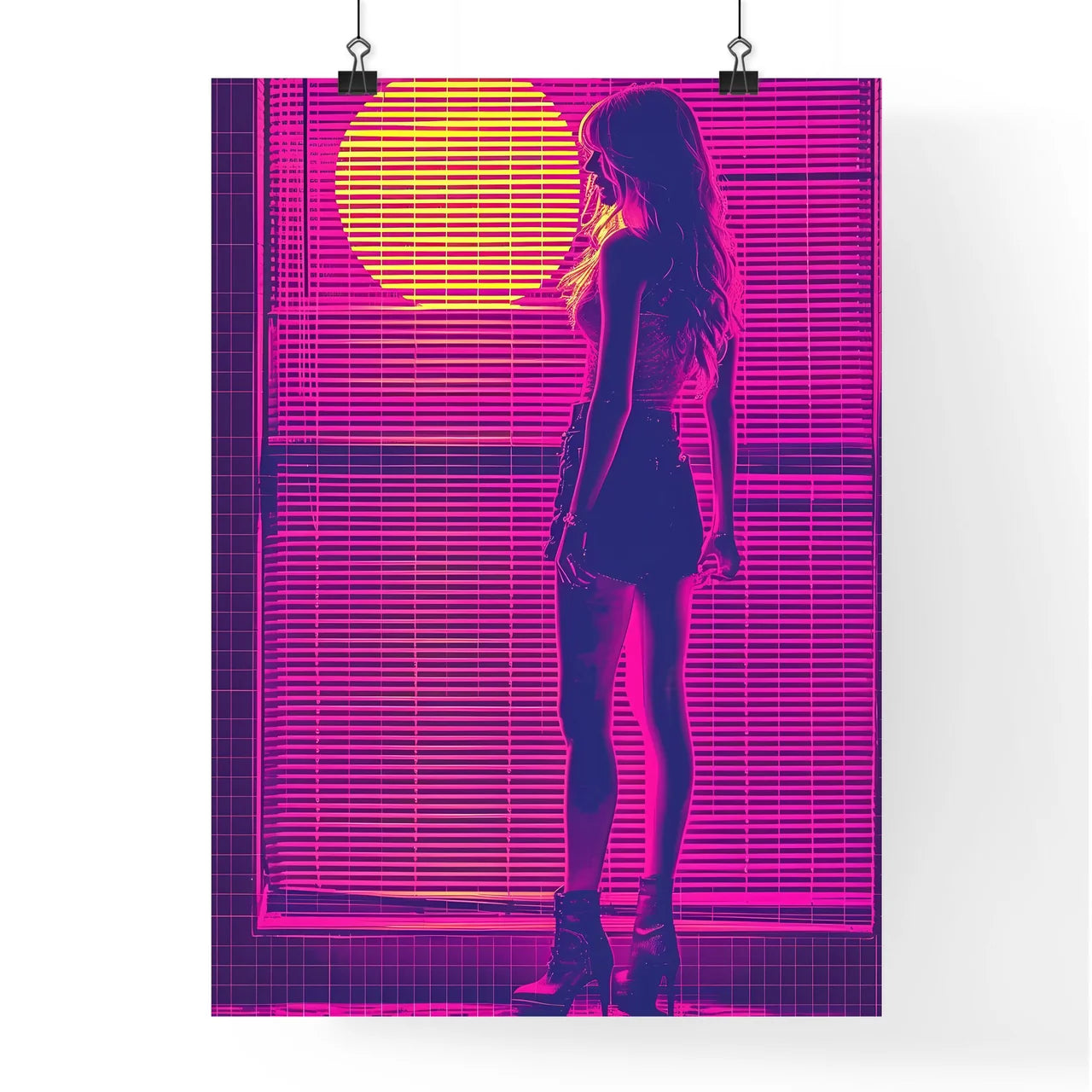 A standing woman Poster