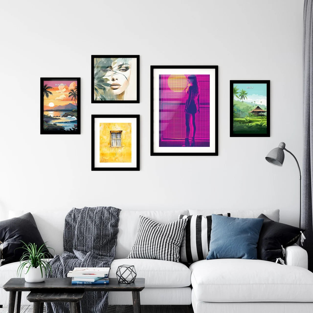 A standing woman Wall Art
