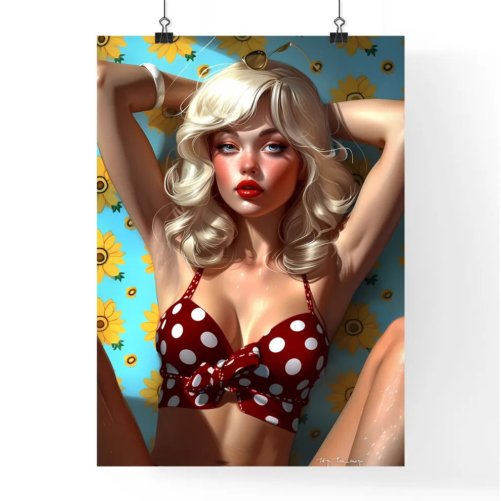 Pin up art TopEngineering Student from Cal T Poster