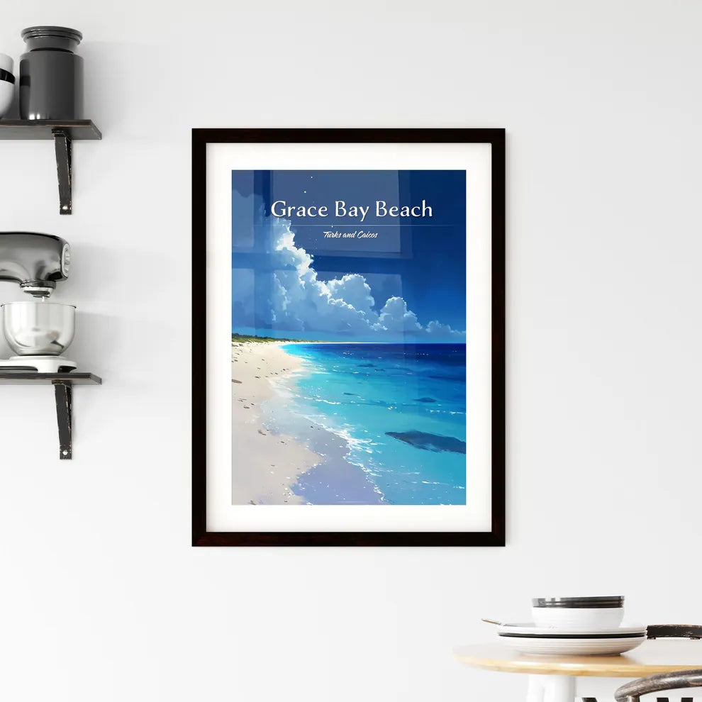 Grace Bay Beach Framed Print