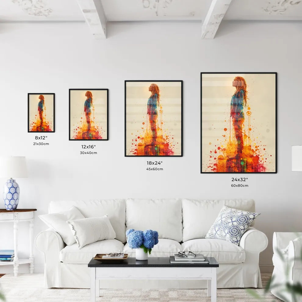 A standing woman - Kitchen Hangings