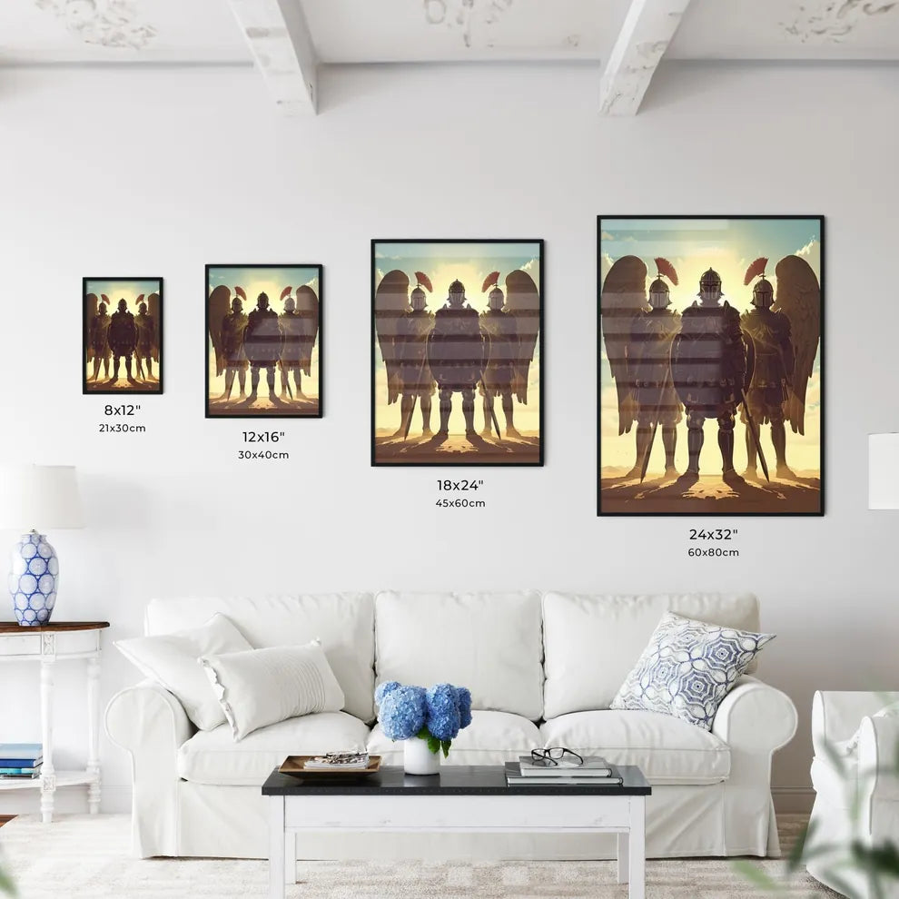 Group of the three archangels St - Art print - Kitchen Hangings