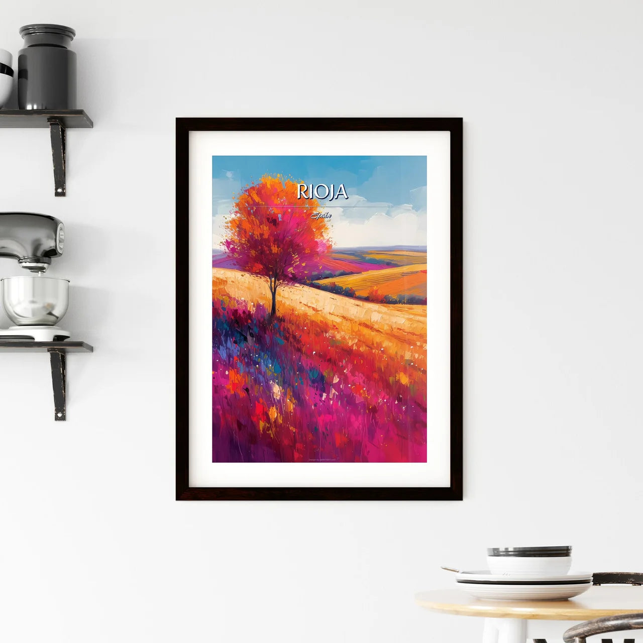 Rioja Framed Print