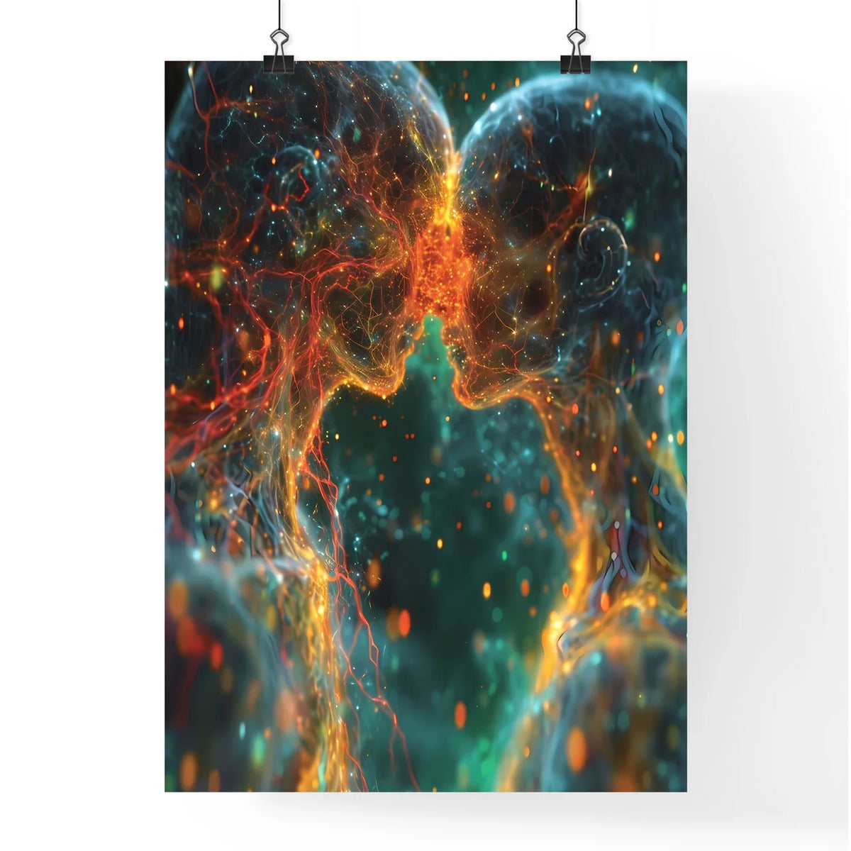 In a passionate embrace  Poster
