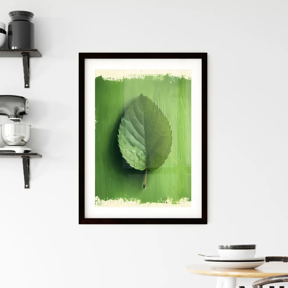 Amidst minimalist strokes lies an abstract l Framed Print
