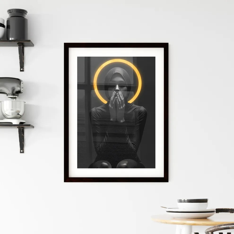 Flyer design Framed Print