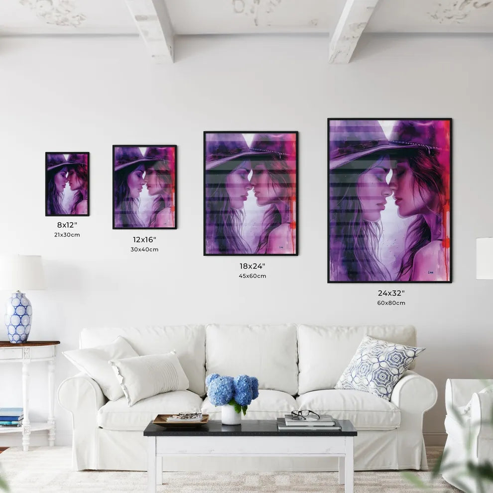 LGBT couple Born To Love illustration - Art  - Kitchen Hangings
