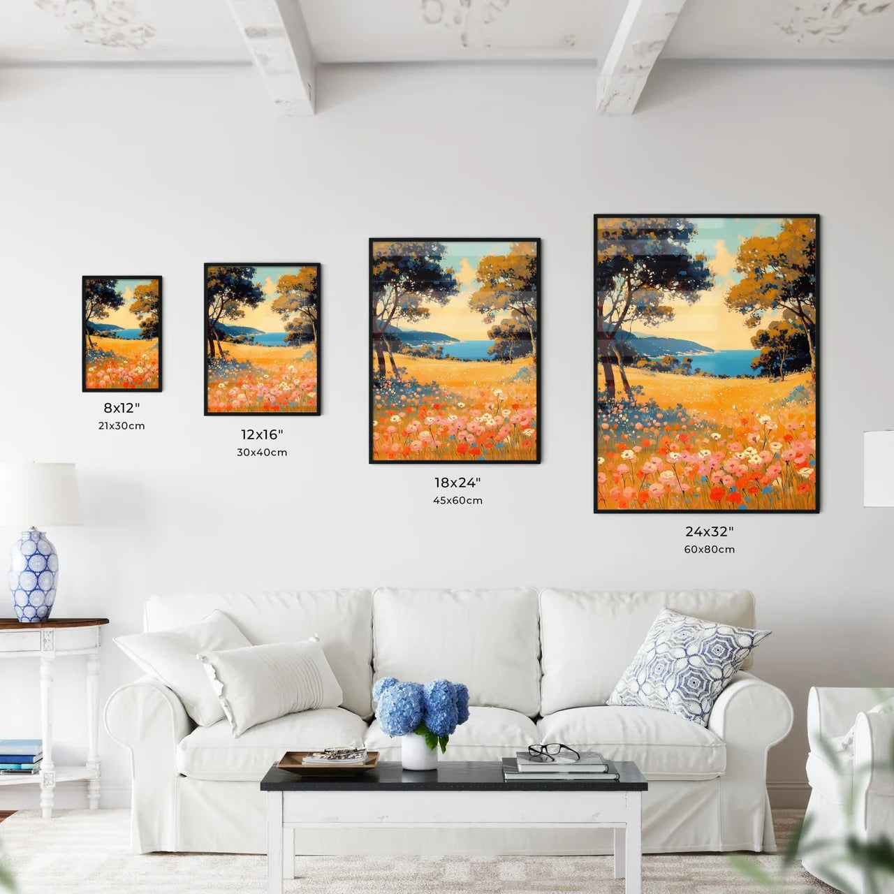 Amidst a countryside canvas - Art print of a - Kitchen Hangings