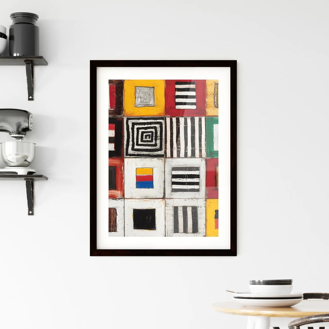 Risograph Framed Print