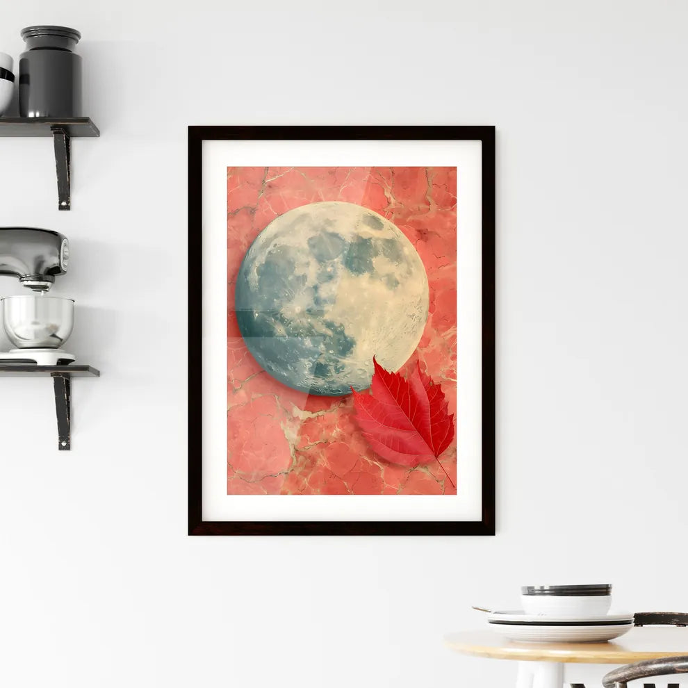 Amidst minimalist strokes lies an abstract l Framed Print