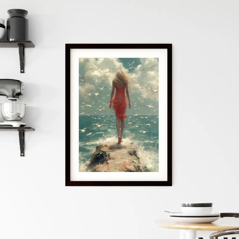 Beach Painting Framed Print