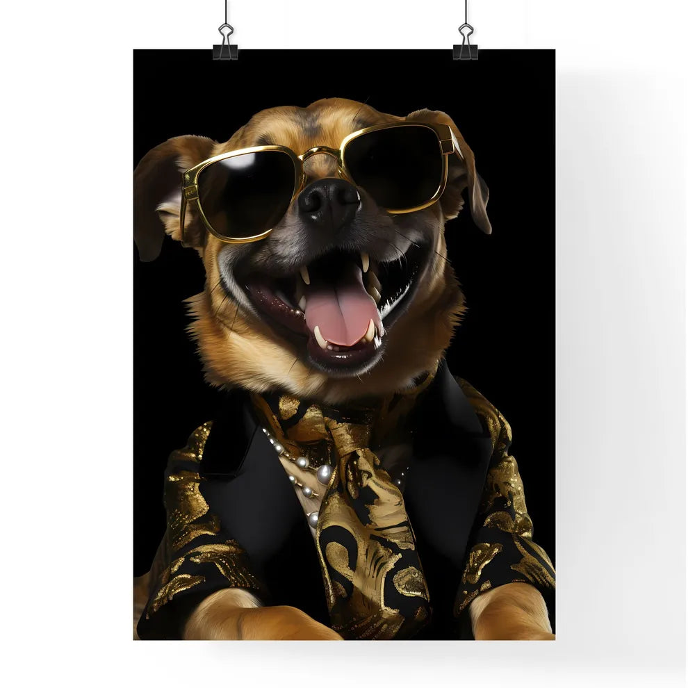 Swiss alpine dog vintage poster  Poster