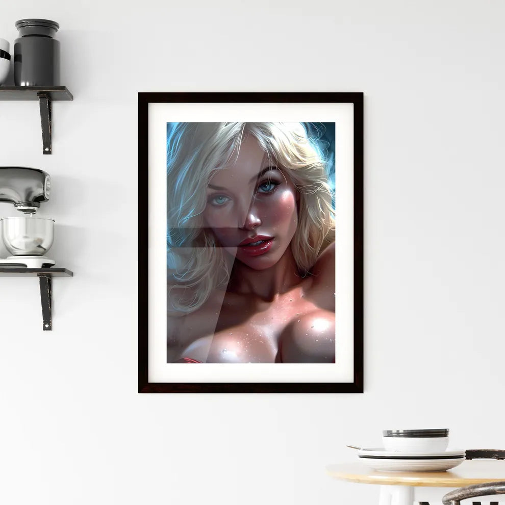 Pin up art TopEngineering Student from Cal T Framed Print