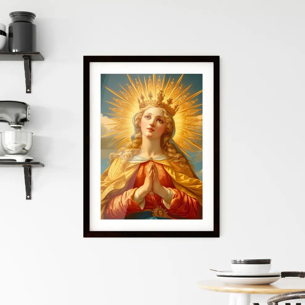 Mary Mother of God Poster Framed Print