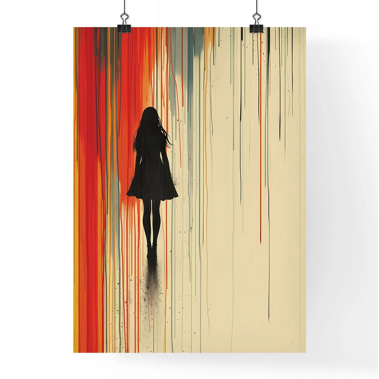 A continous one line minimalist illustration Poster