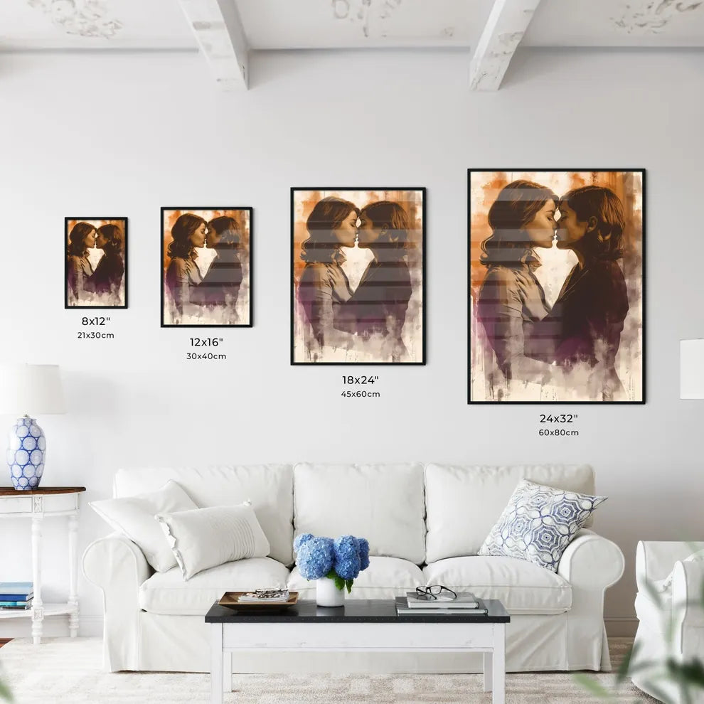 LGBT couple Born To Love illustration - Art  - Kitchen Hangings