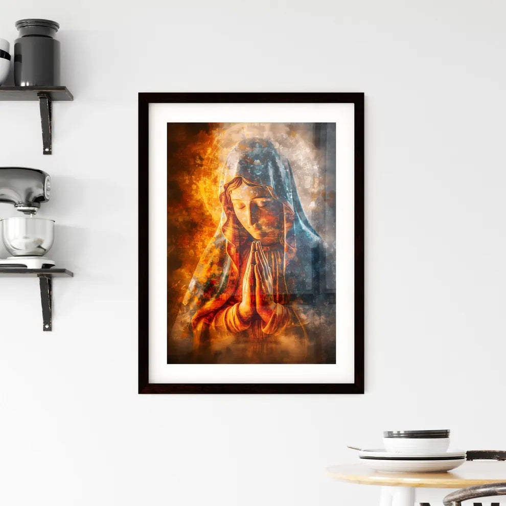 Mary Mother of God Poster Framed Print