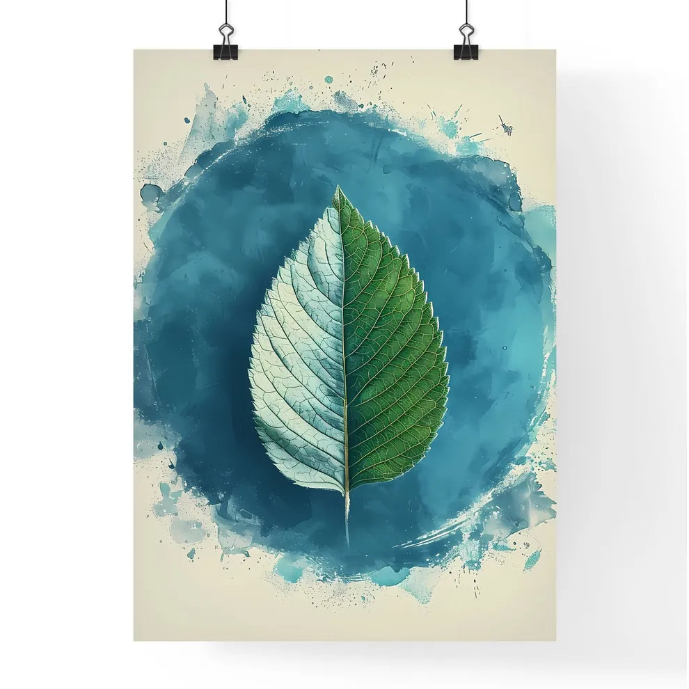 Amidst minimalist strokes lies an abstract l Poster