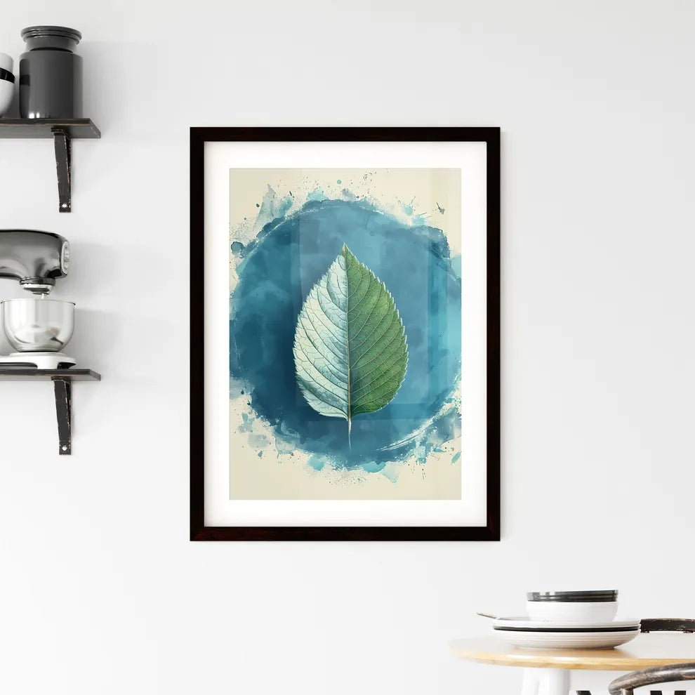 Amidst minimalist strokes lies an abstract l Framed Print