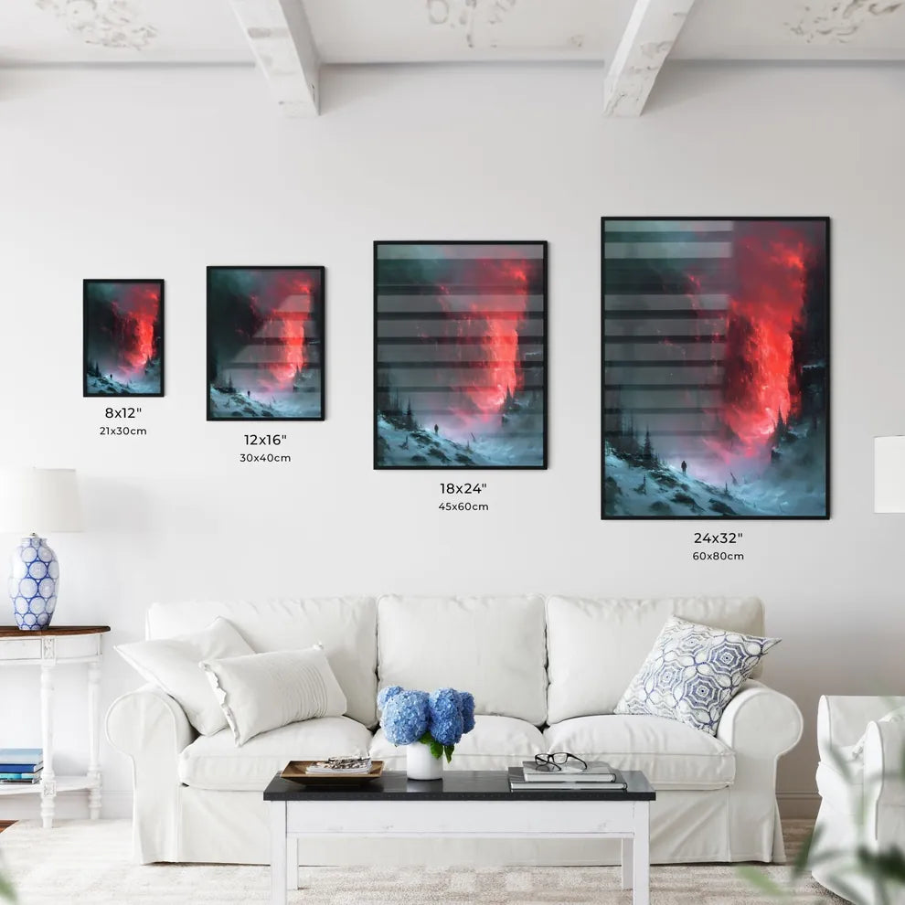 An epic winter forest - Art print of a perso - Kitchen Hangings