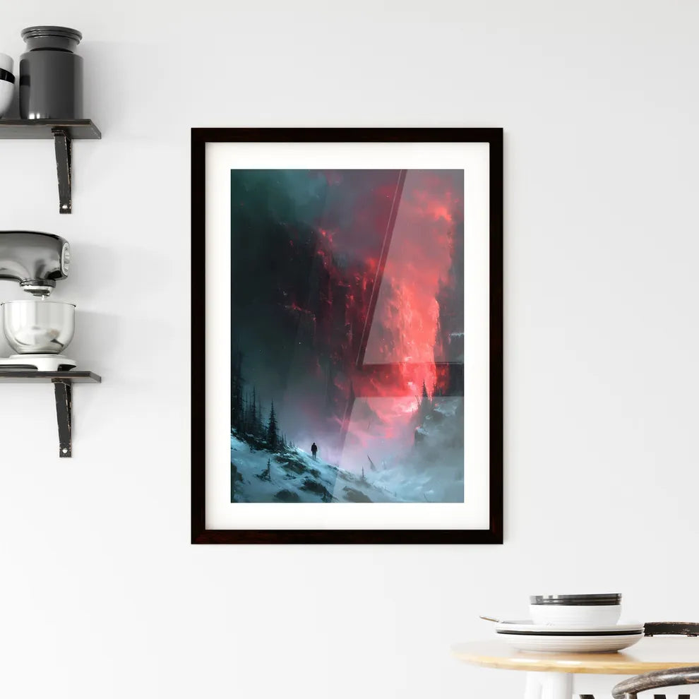 An epic winter forest - Art print of a perso Framed Print