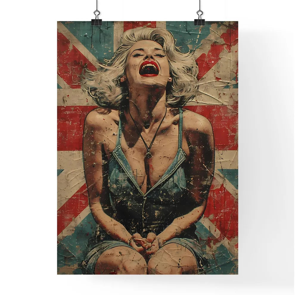 Fresco mixed with realism and pop art - Art  Poster