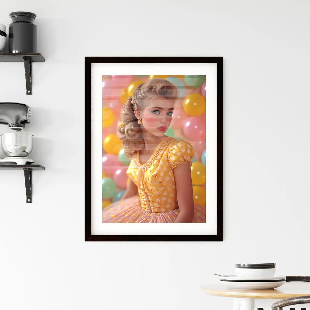 Pin up pedigree pinups 50's - Art print of a Framed Print