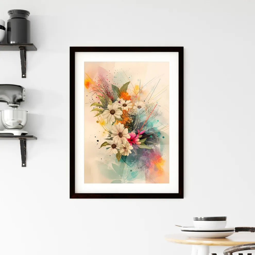 A botanical arrangement - Art print of a pai Framed Print
