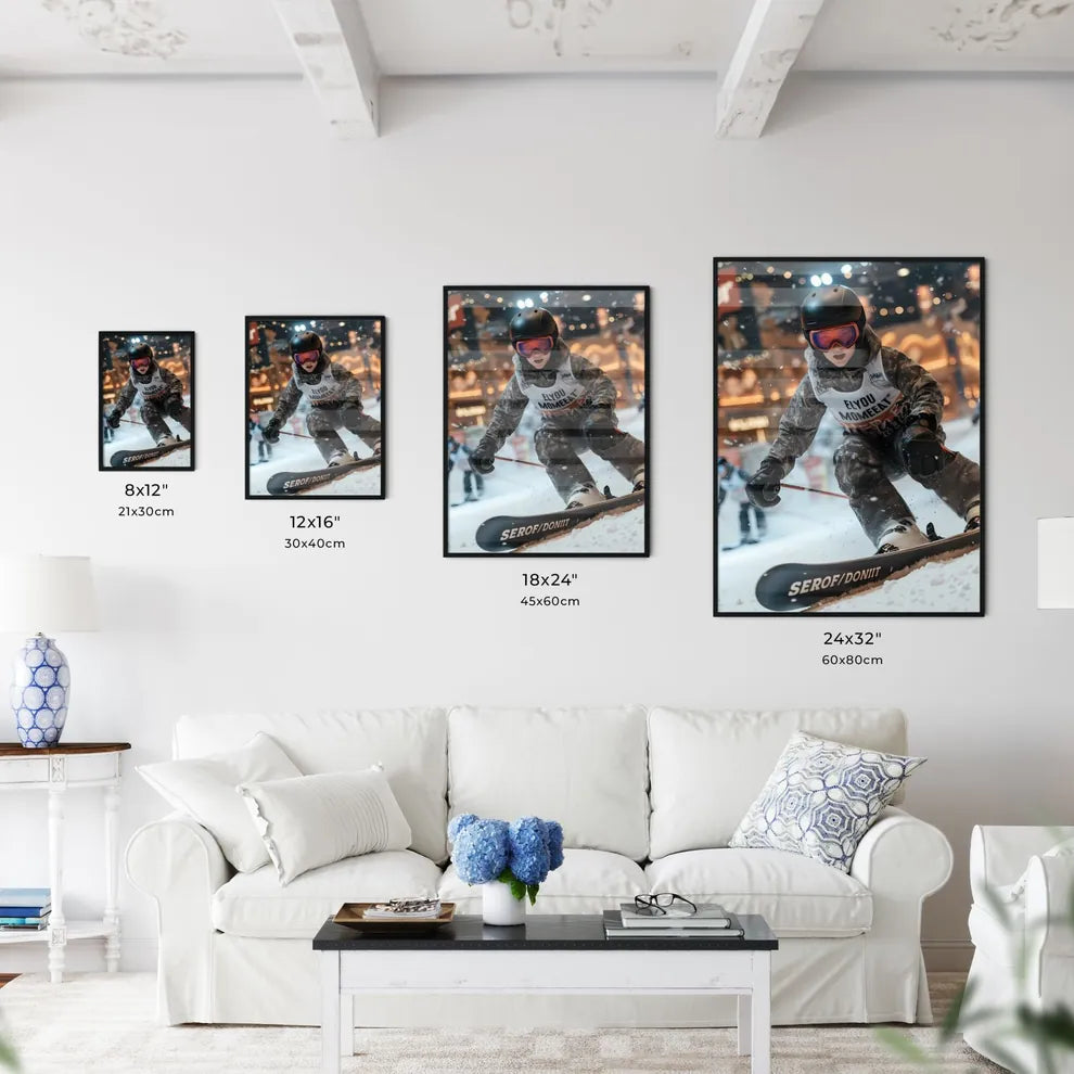 In the indoor ski resort - Kitchen Hangings