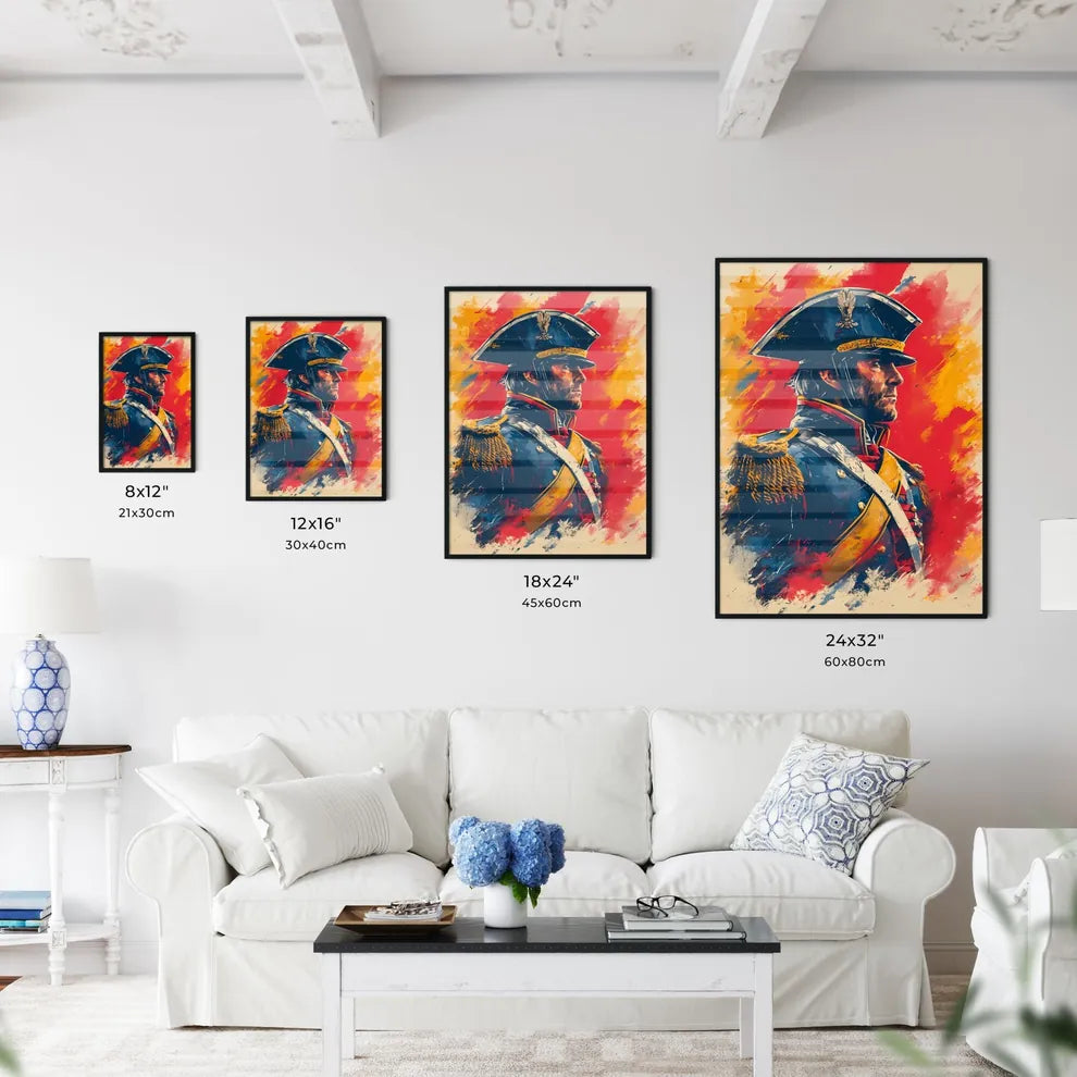 Royal guard - Art print of a man in a m - Kitchen Hangings