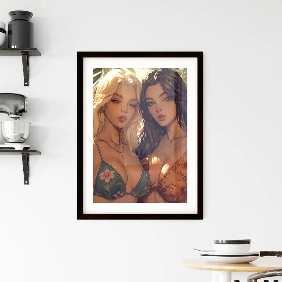 American pin up Framed Print