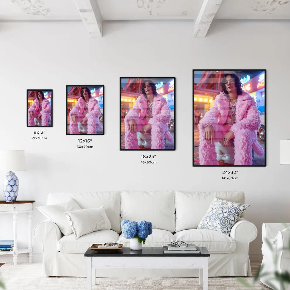 A TRENDY young ACTOR - Art print of a man in - Kitchen Hangings