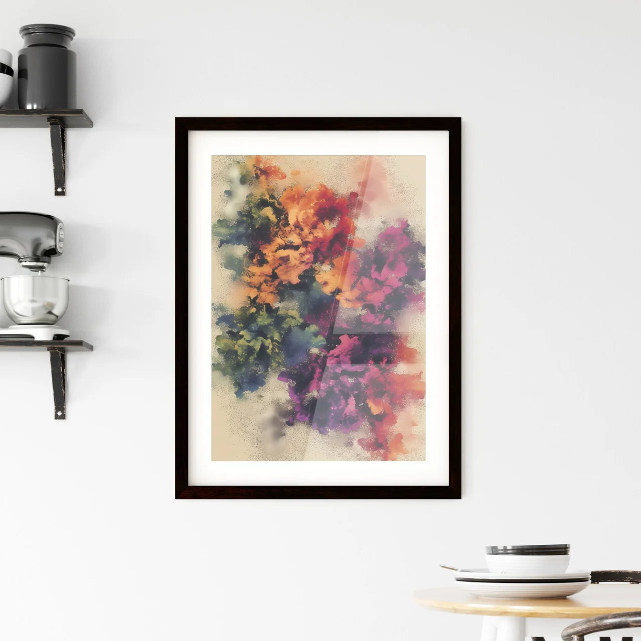 A botanical arrangement - Art print of a gro Framed Print