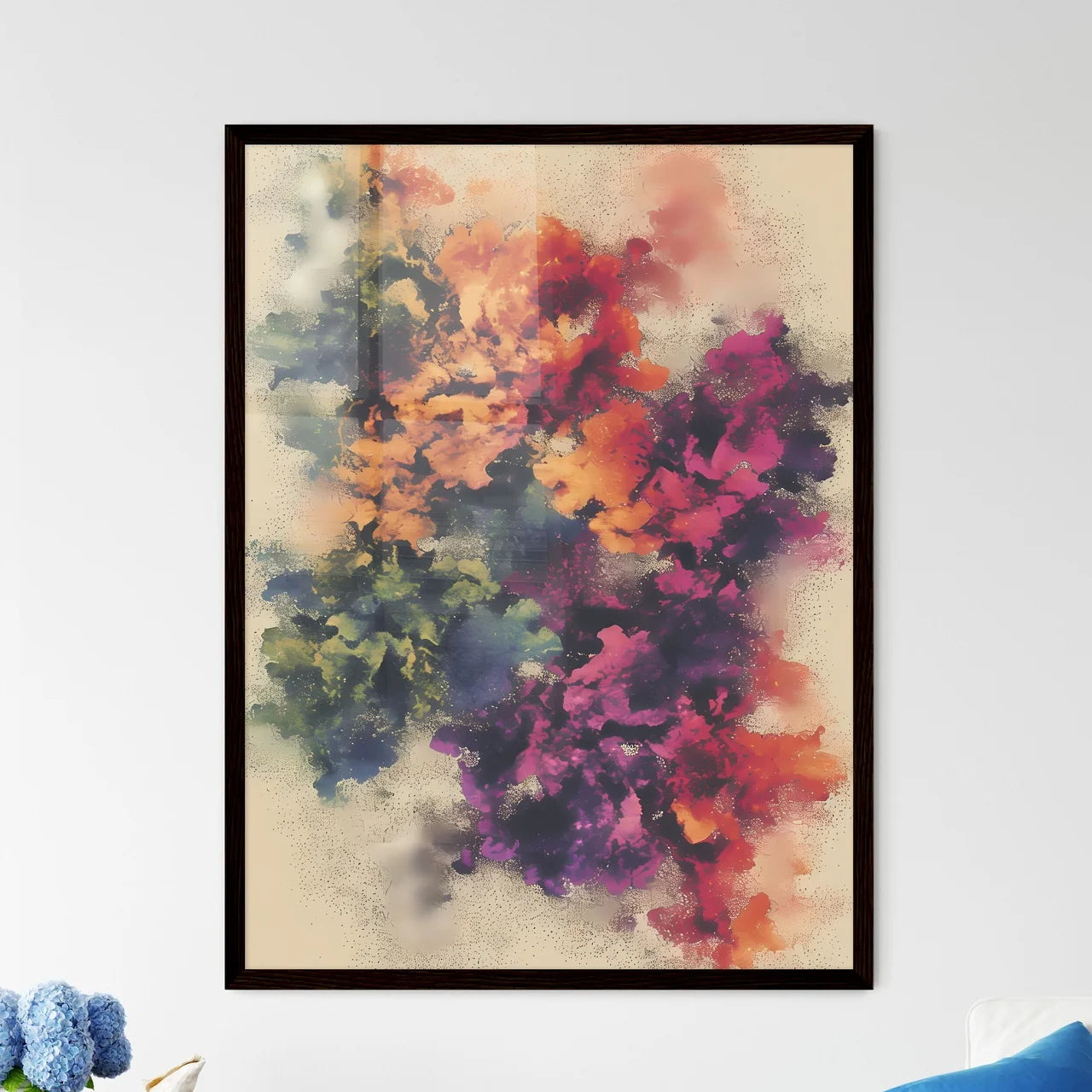 A botanical arrangement - Art print of a gro - Framed Art Print