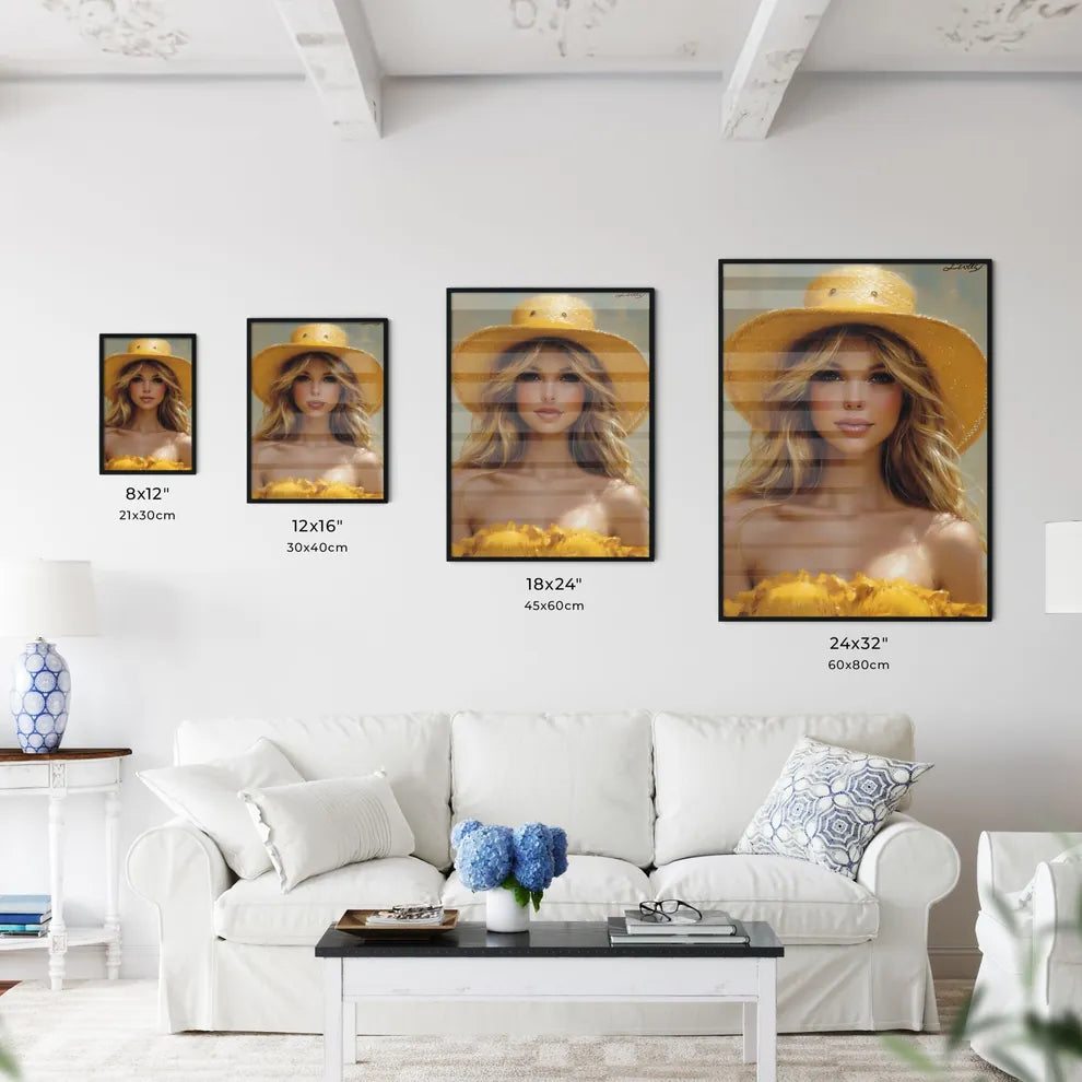 Orange Tree Vintage Art - Art print of a wom - Kitchen Hangings