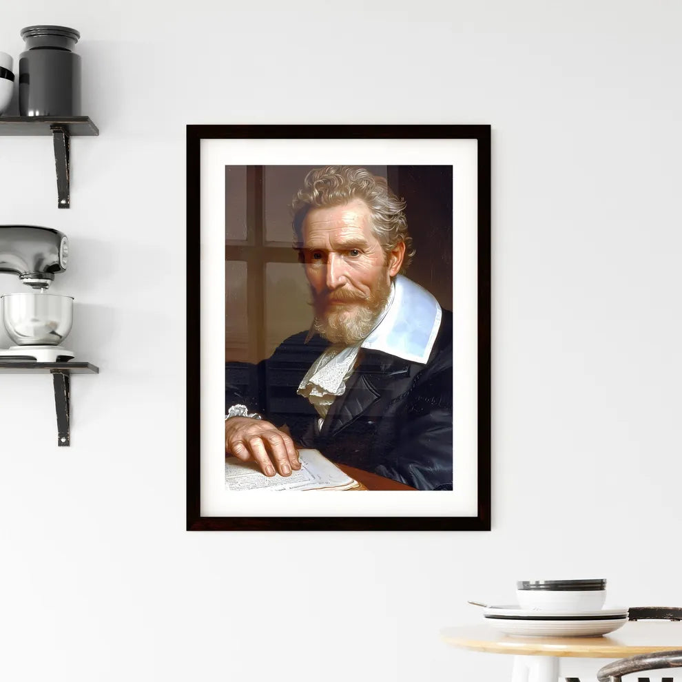 Charles of essex, a relic of the age - Art print of a man with a beard and mustache Default Title