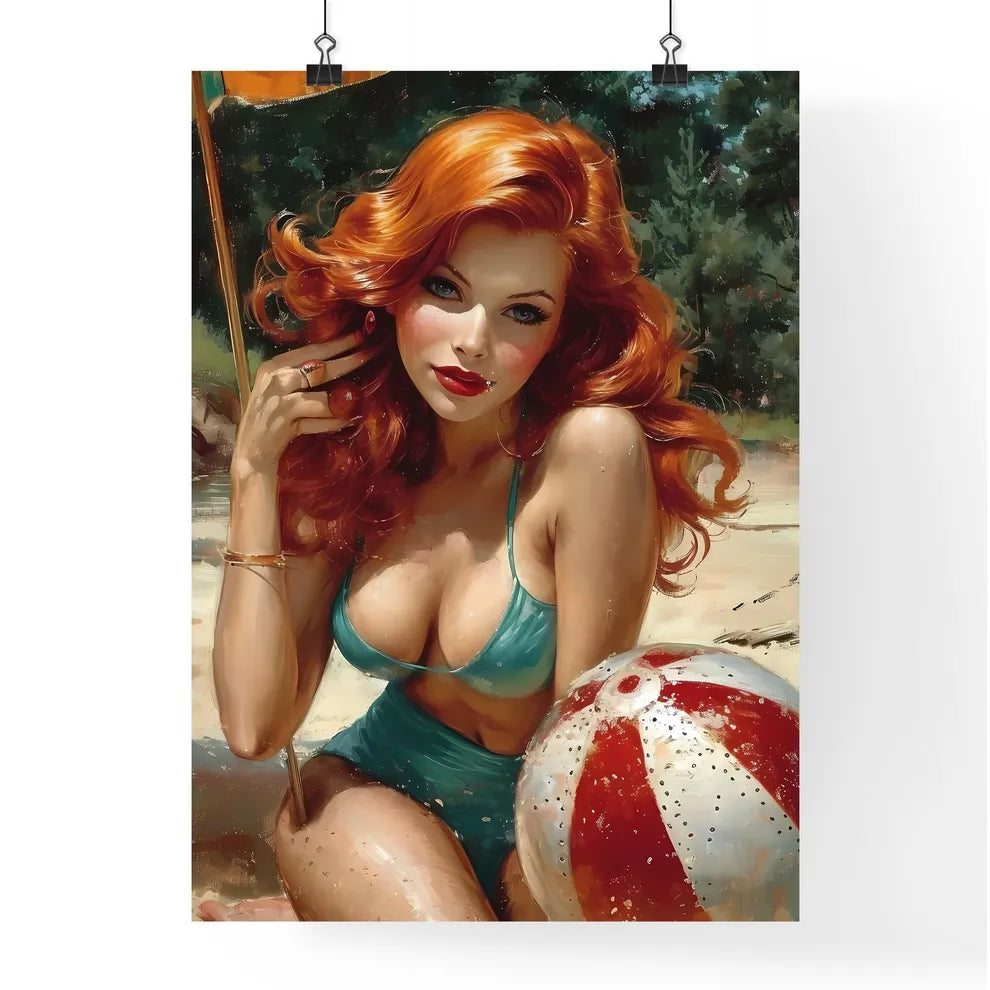 Jessica Rabbit - Art print of a woman in a Poster