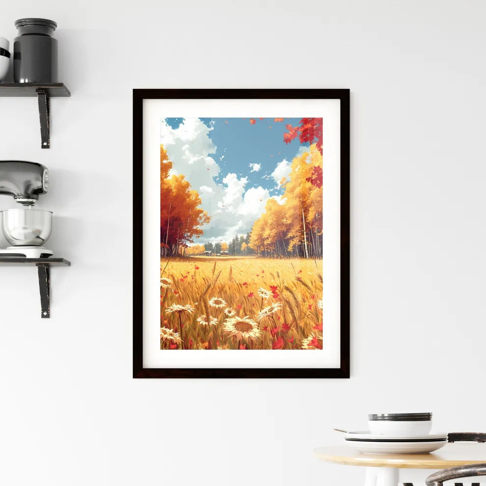 Autumn scenery Framed Print