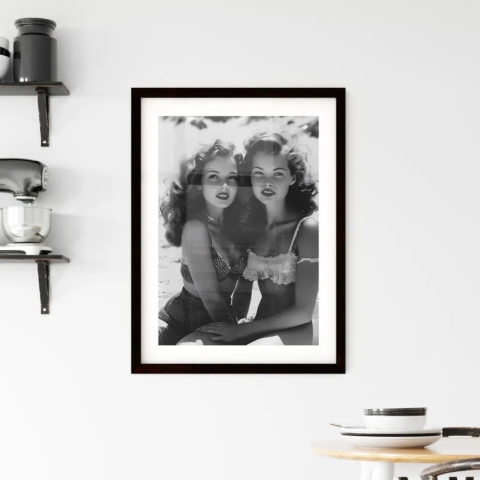 American pin up Framed Print