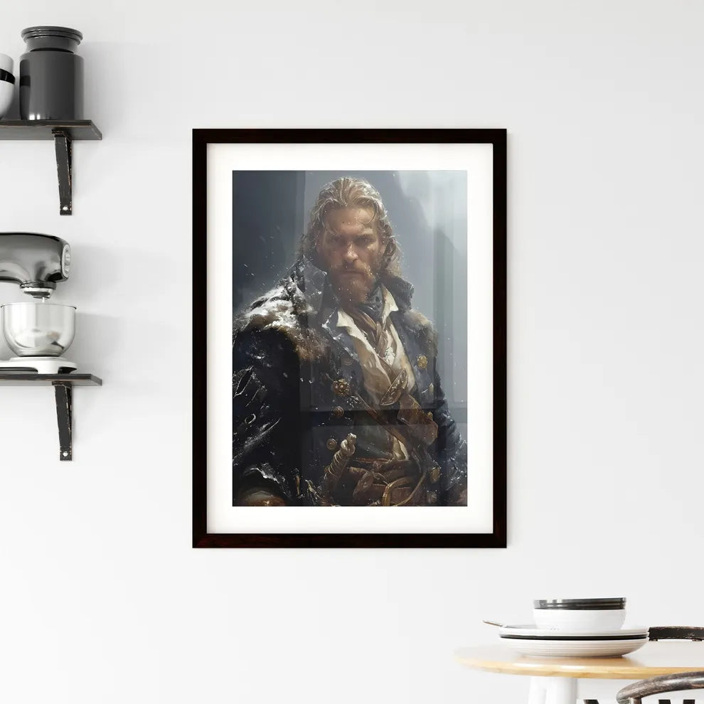 Red bearded man falls  Hangings