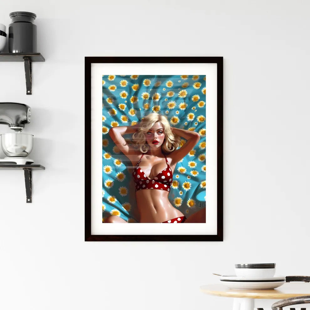 Pin up art TopEngineering Student from Cal T Framed Print