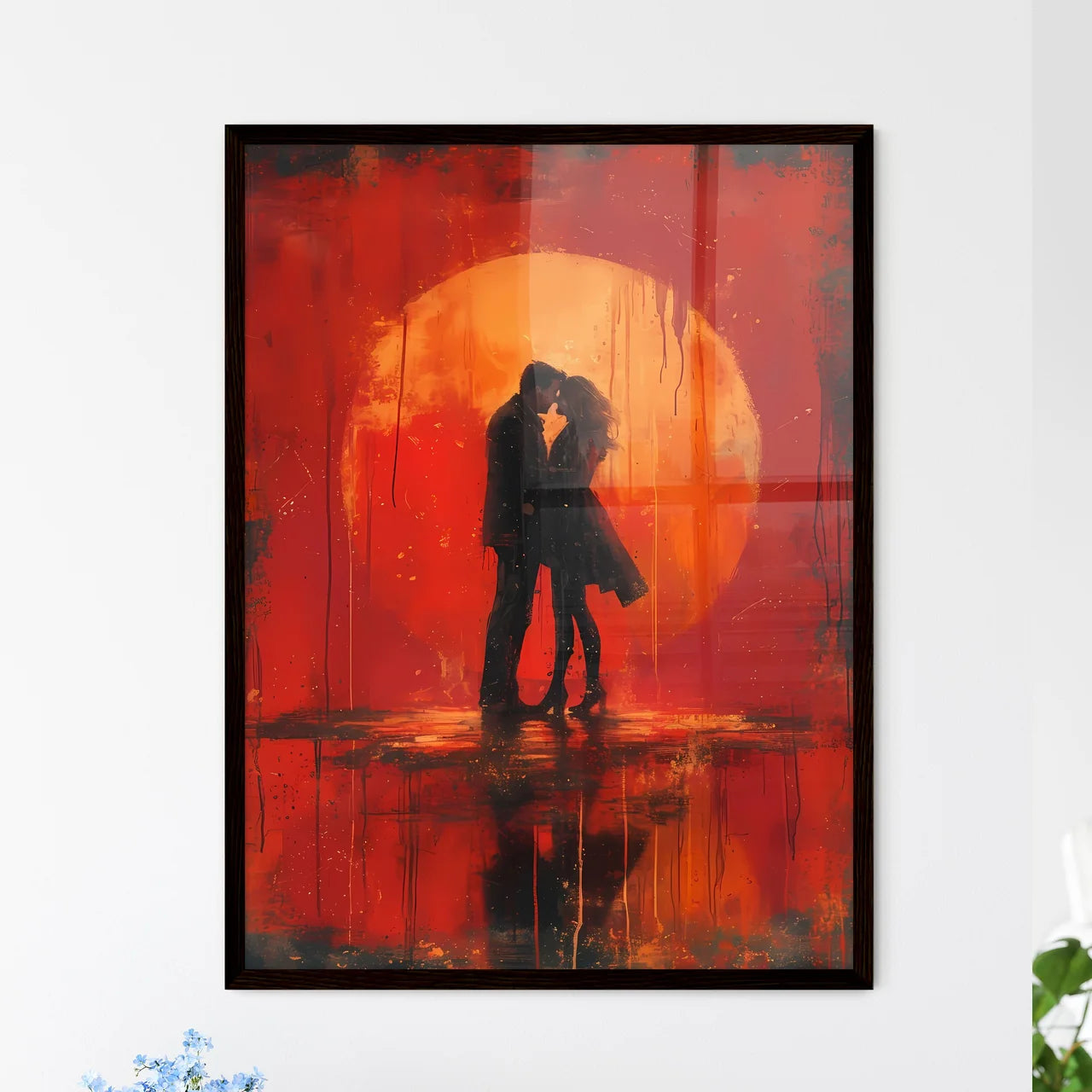 Illustration for valentine's day - Art print - Framed Art Print