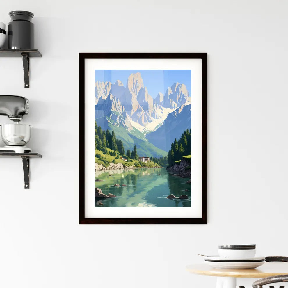 Advertising poster to announce trips for you Framed Print