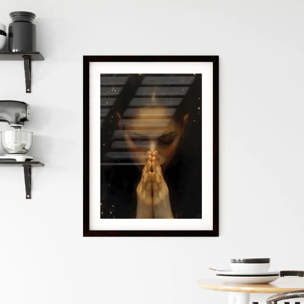 Holy Mary Framed Print